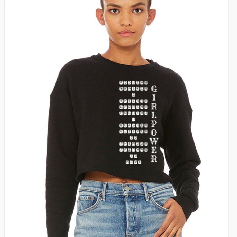 GIRLPOWER Cropped sweatshirt
